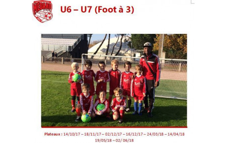 Foot à 3 : U6-U7